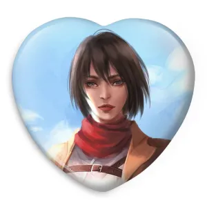 پیکسل قلبی میکاسا اکرمن انیمه اتک آن تایتان Attack on Titan