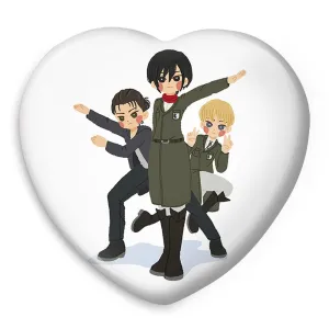 پیکسل قلبی ارمین میکاسا ارن انیمه اتک آن تایتان Attack on Titan