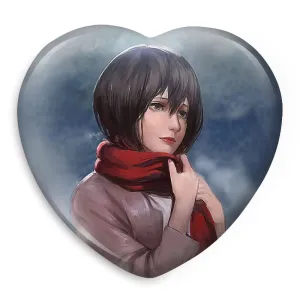 پیکسل قلبی میکاسا اکرمن انیمه اتک آن تایتان Attack on Titan