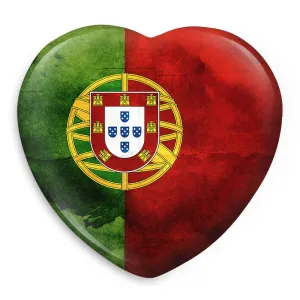پیکسل قلبی پرچم پرتغال