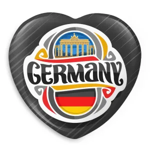 پیکسل قلبی پرچم آلمان