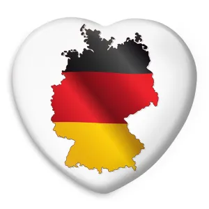 پیکسل قلبی پرچم آلمان