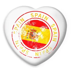 پیکسل قلبی پرچم اسپانیا