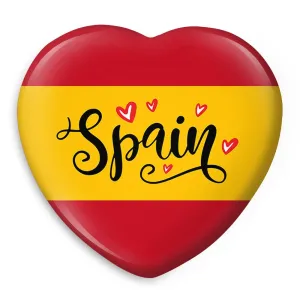 پیکسل قلبی پرچم اسپانیا