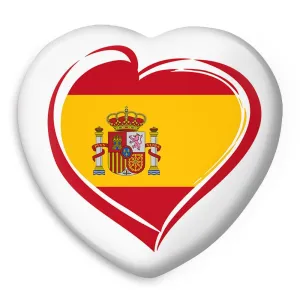 پیکسل قلبی پرچم اسپانیا