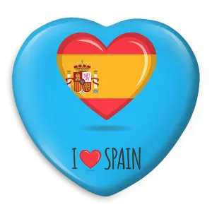 پیکسل قلبی پرچم اسپانیا