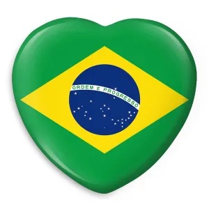 پیکسل قلبی پرچم برزیل