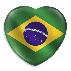پیکسل قلبی پرچم برزیل