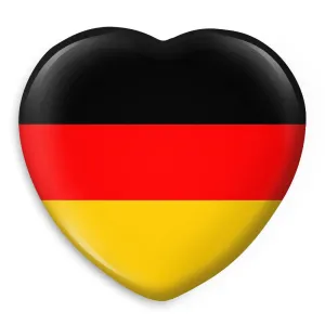 پیکسل قلبی پرچم آلمان