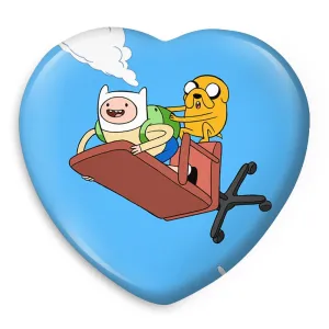 پیکسل قلبی جیک و فین وقت ماجراجویی Adventure Time