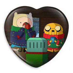 پیکسل قلبی جیک و فین وقت ماجراجویی Adventure Time