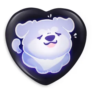 پیکسل قلبی سگ حیوانات بامزه