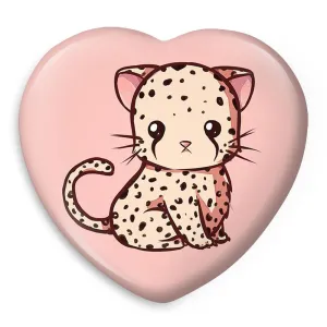 پیکسل قلبی پلنگ حیوانات بامزه