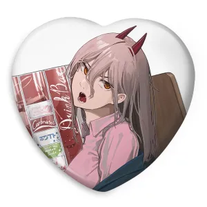 پیکسل قلبی ماکیما انیمه مرد اره ای Chainsaw Man