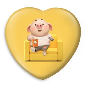 پیکسل قلبی بچه خوک