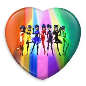 پیکسل قلبی دختر کفشدوزکی و پسر گربه ای