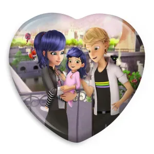 پیکسل قلبی دختر کفشدوزکی و پسر گربه ای