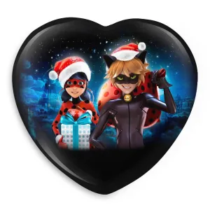 پیکسل قلبی دختر کفشدوزکی و پسر گربه ای