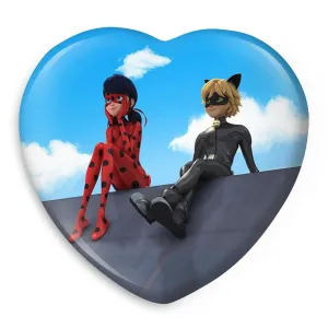 پیکسل قلبی دختر کفشدوزکی و پسر گربه ای