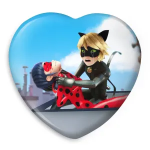 پیکسل قلبی دختر کفشدوزکی و پسر گربه ای