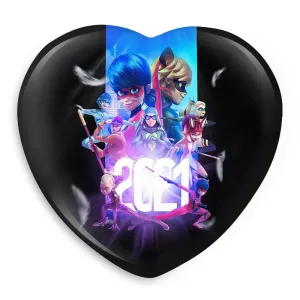 پیکسل قلبی دختر کفشدوزکی و پسر گربه ای