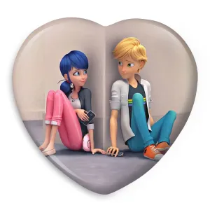 پیکسل قلبی دختر کفشدوزکی و پسر گربه ای