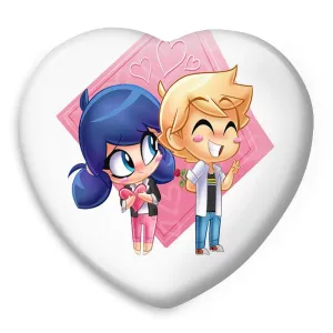 پیکسل قلبی دختر کفشدوزکی و پسر گربه ای