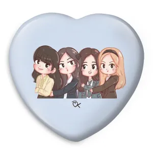 پیکسل قلبی گروه بلک پینک Black Pink
