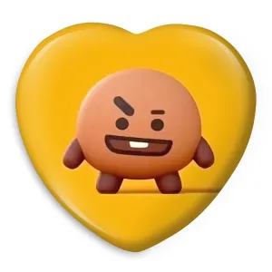 پیکسل قلبی شوکی BT21 Shooky
