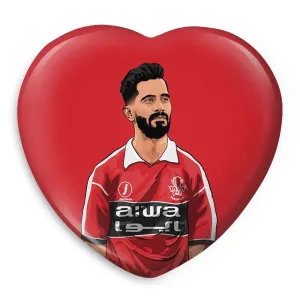 پیکسل قلبی امید عالیشاه پرسپولیس