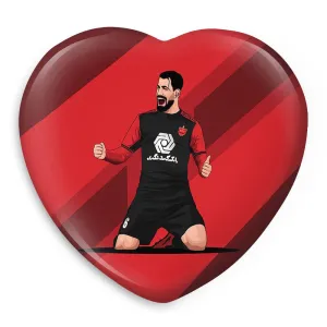 پیکسل قلبی حسین کنعانی زادگان پرسپولیس