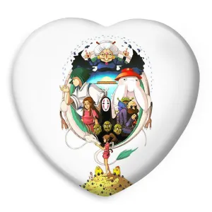 پیکسل قلبی انیمه شهر اشباح Spirited Away