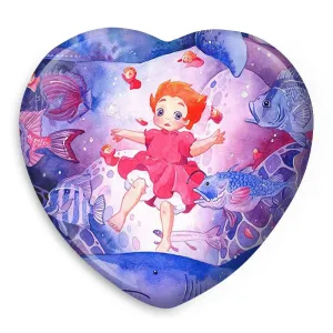 پیکسل قلبی انیمه پونیو Ponyo