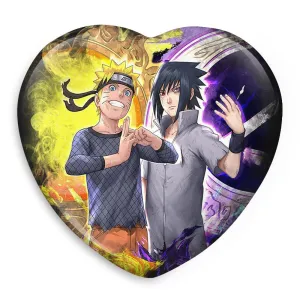 پیکسل قلبی اوزوماکی و ساسکه انیمه ناروتو Naruto