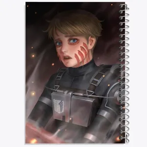 دفتر آرمین آرلرت انیمه اتک آن تایتان Attack on Titan