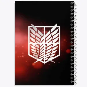 دفتر بال آزادی انیمه اتک آن تایتان Attack on Titan