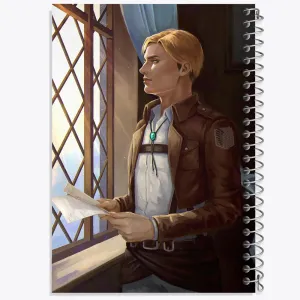 دفتر اروین اسمیت انیمه اتک آن تایتان Attack on Titan