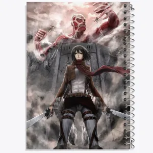 دفتر میکاسا و تایتان غول آسا انیمه اتک آن تایتان Attack on Titan
