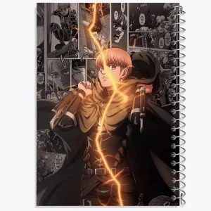 دفتر آرمین آرلرت انیمه اتک آن تایتان Attack on Titan