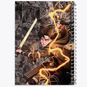 دفتر لیوای آکرمن انیمه اتک آن تایتان Attack on Titan