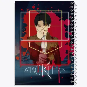دفتر لیوای آکرمن انیمه اتک آن تایتان Attack on Titan