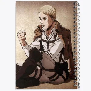 دفتر اروین اسمیت انیمه اتک آن تایتان Attack on Titan