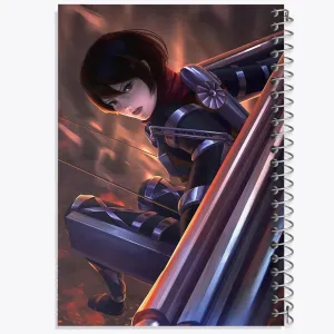 دفتر میکاسا آکرمن انیمه اتک آن تایتان Attack on Titan