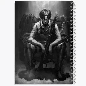 دفتر لیوای آکرمن انیمه اتک آن تایتان Attack on Titan