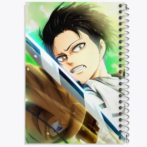 دفتر لیوای آکرمن انیمه اتک آن تایتان Attack on Titan
