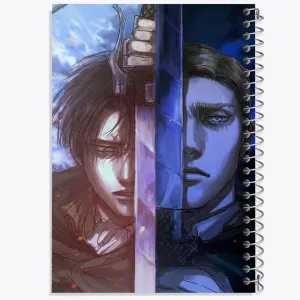 دفتر اروین و لیوای انیمه اتک آن تایتان Attack on Titan