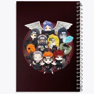 دفتر گروه اکاتسوکی انیمه ناروتو Naruto