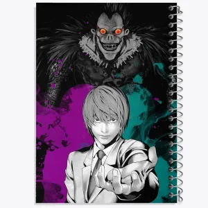دفتر لایت یاگامی و ریوک انیمه دفترچه مرگ Death Note