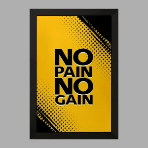 تابلو No Pain No Gane