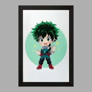 تابلو ایزوکو میدوریا انیمه آکادمی قهرمان من My Hero Academia